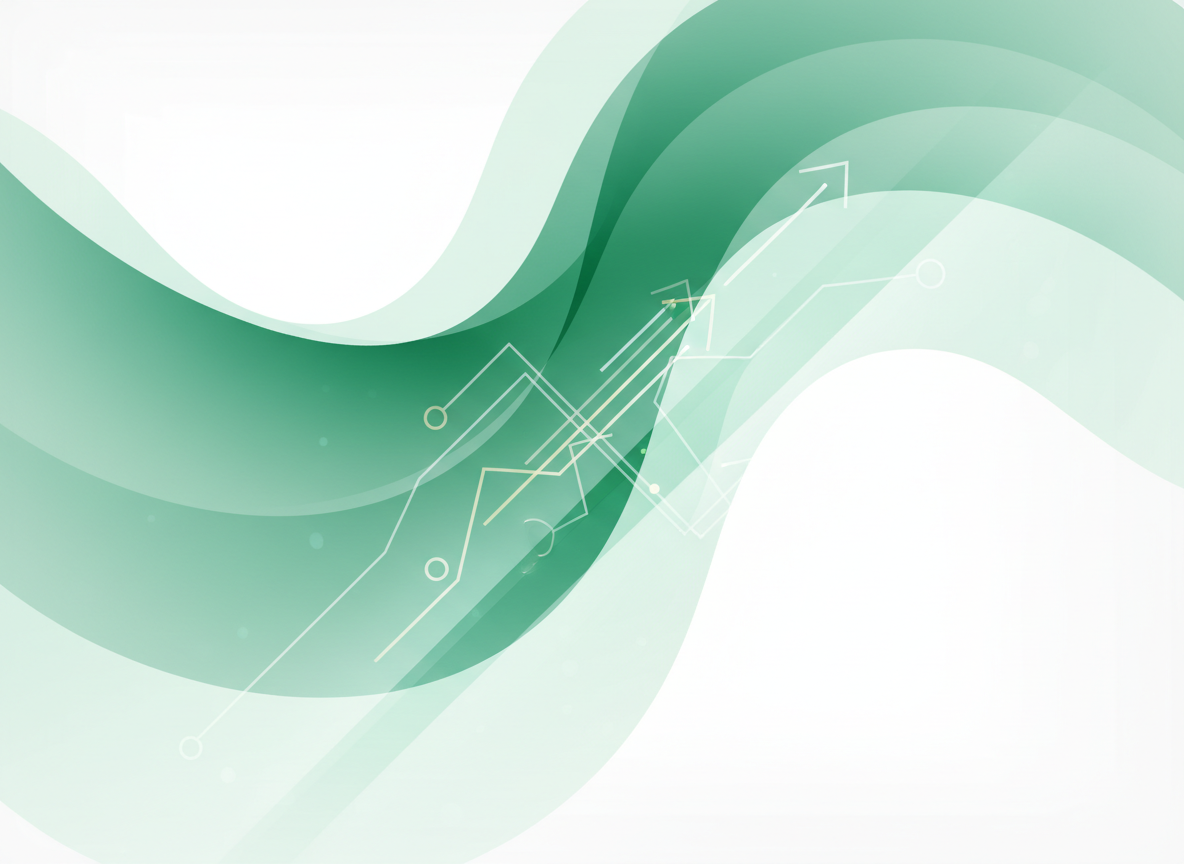 Fundo abstrato verde e branco moderno